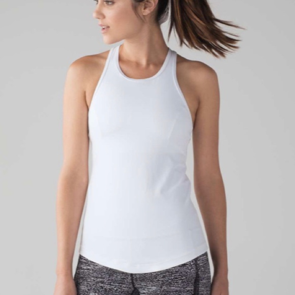 Lululemon Final Lap Tank, Size: 2, Color: White